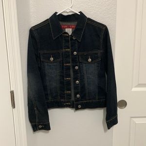 Dark wash denim jacket